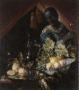 Juriaen van Streeck Still life with peaches and a lemon Germany oil painting artist